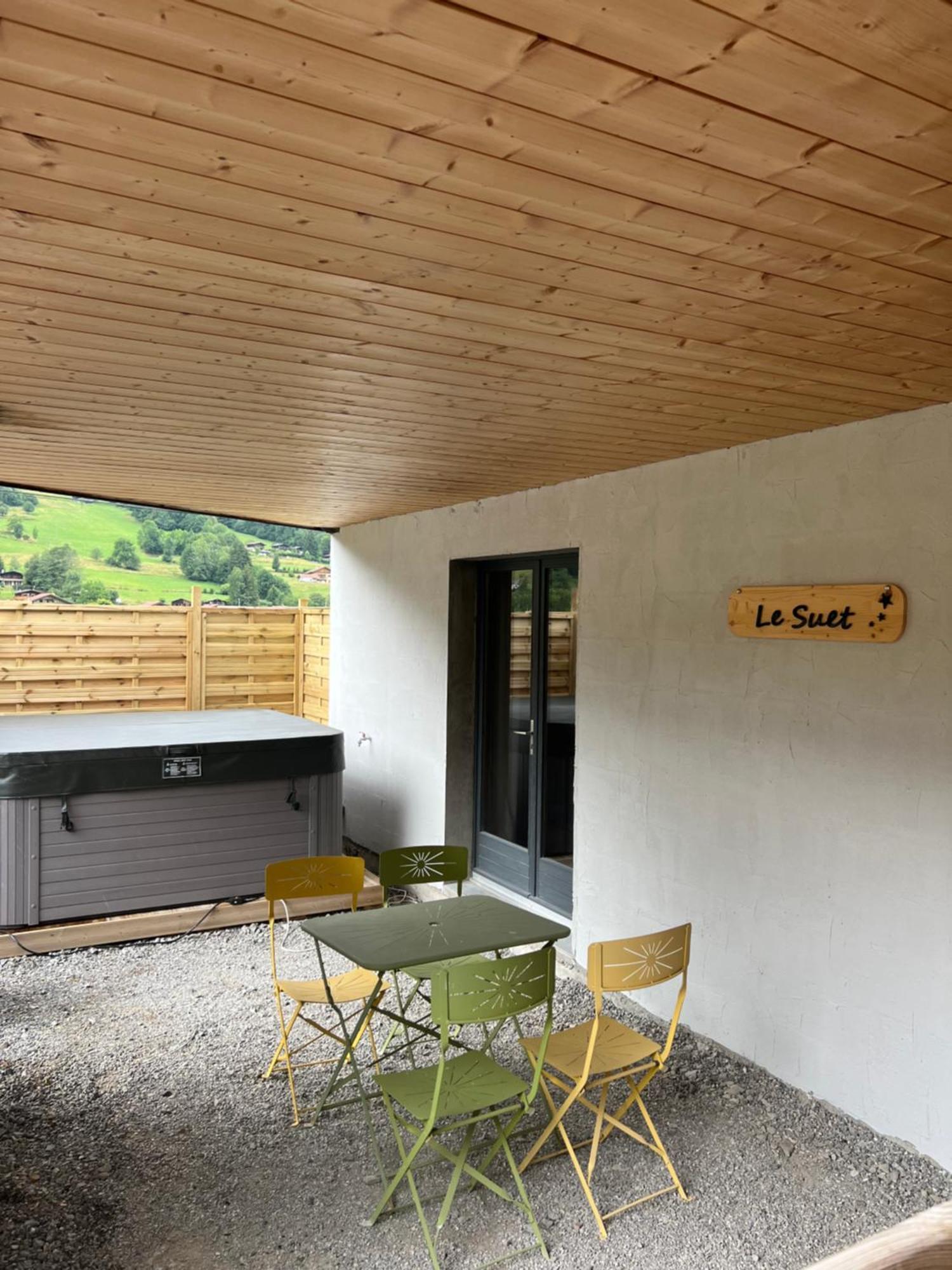 Neuf Chalet 4P Le Suet Jacuzzi Privatif Entremont Exterior photo